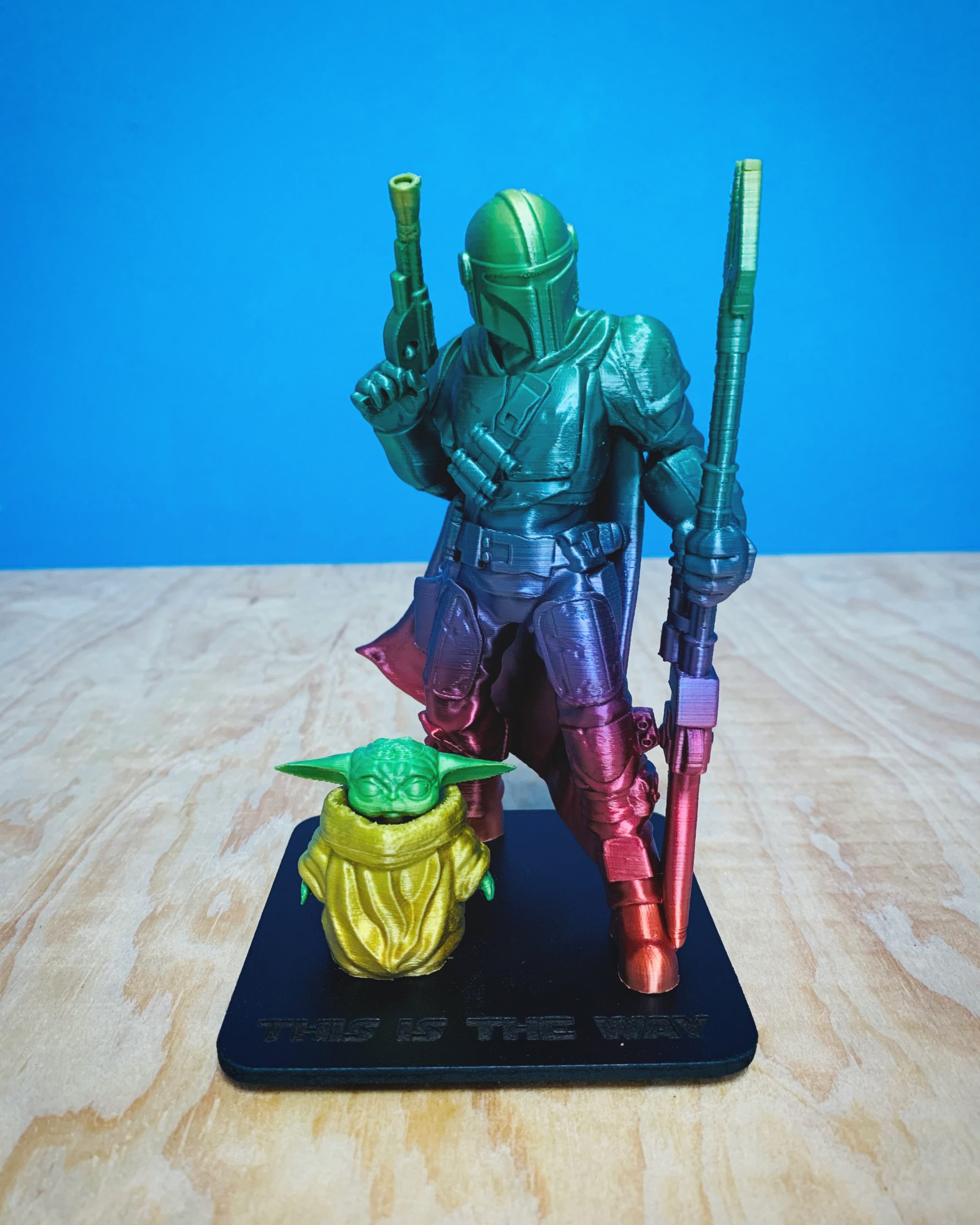 Mandalorian figura 3d